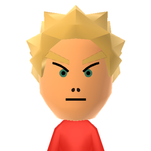ダン Mii character: A random Mii I made for testing