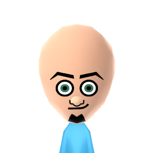 Megamind Mii character preview