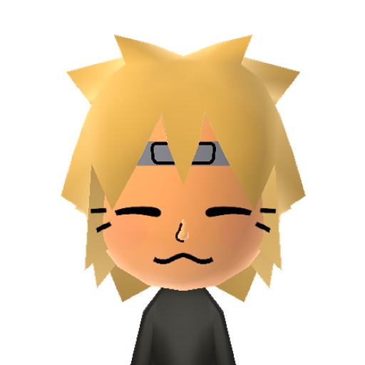 Naruto Mii character: These are extracted and derived from the Mii Central Miis from the 3DS Miitopia.