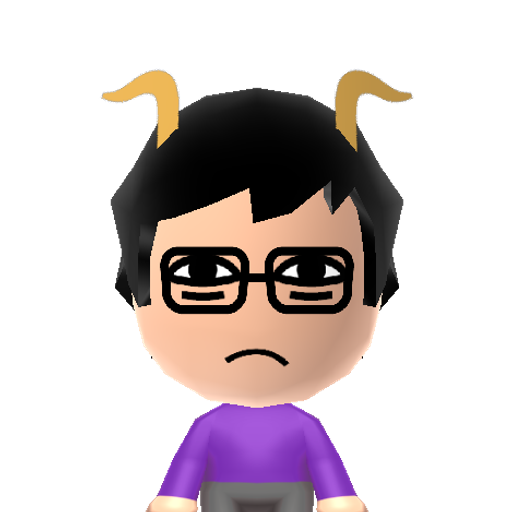Eridan Mii character preview