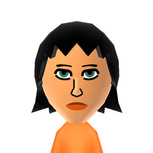 Chell Mii character preview
