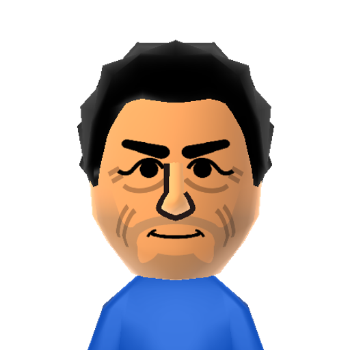 アダチ Mii character: These are extracted and derived from the Mii Central Miis from the 3DS Miitopia.