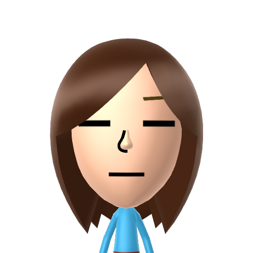 Frisk Mii character: A Mii from Last Day of WaraWara Plaza, a mod for Nintendo Wii U (WaraWara Plaza)