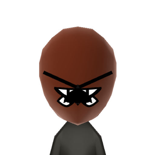 Xenomorph Mii character: Alien from "Aliens vs. Predator: Requiem".