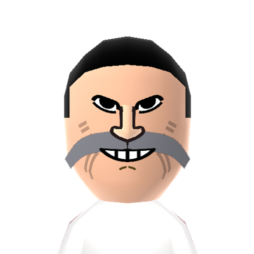 Whitebeard Mii character: The captain of the Whitebeard Pirates who is also known as the Strongest Man in the World. From the anime/manga "One Piece".