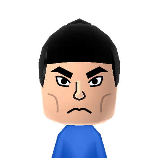 Samurai Mii character: He will wander your mii plaza searching for his katana.
