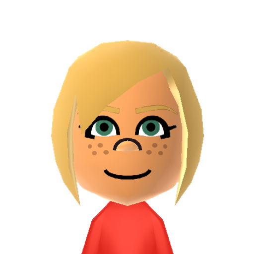 Aj Mii character: From the show "My Little Pony".