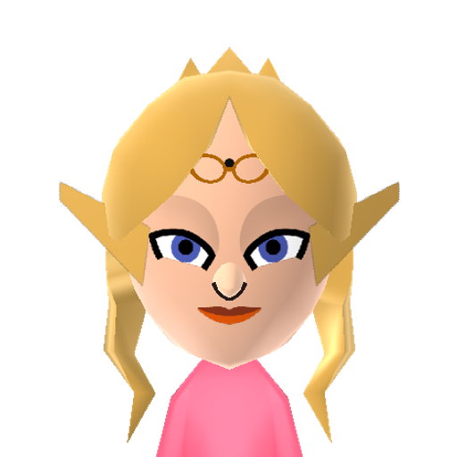 Zelda Mii character: These are extracted and derived from the Mii Central Miis from the 3DS Miitopia.