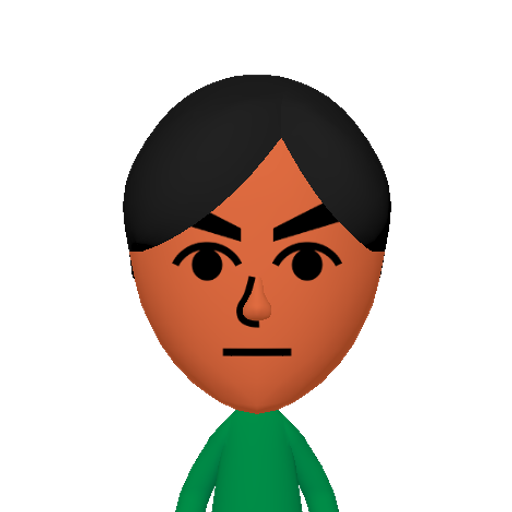 no name Mii character: This Mii is from the Switch SDK as a SampleDB Mii.