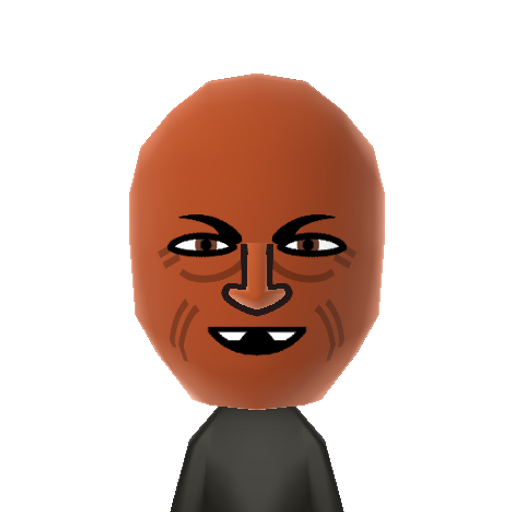 Mike Tyson Mii character: Famous boxer.