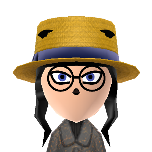 Darkwolf Mii character: I don't remember doing this but, here's a qr code of me. :3