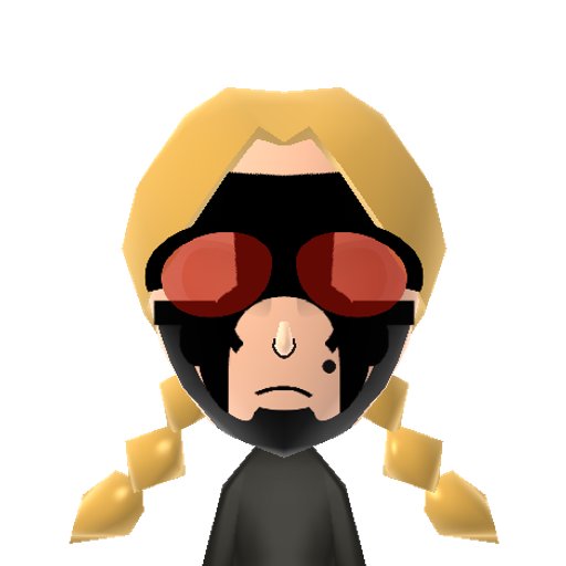Decapre Mii character: The psychotic soldier with a mask who looks surprisingly like Cammy, from Capcom's game "Ultra Street Fighter IV".