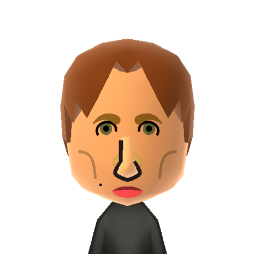 Fox Mulder Mii character preview