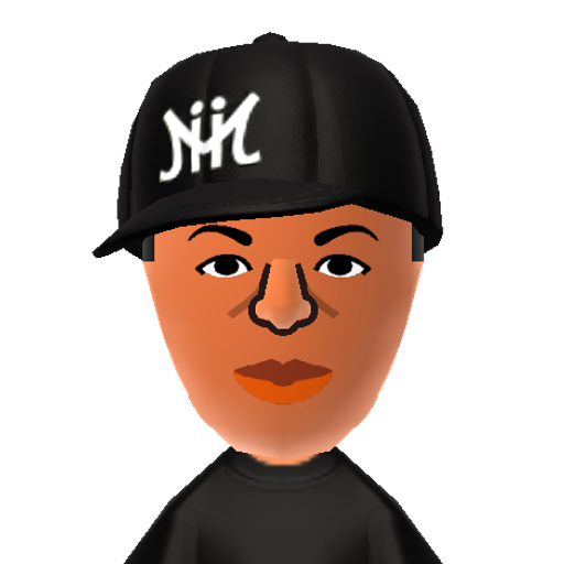 Dr.Dre 87 Mii character: Dr Dre of NWA first gangster rap group