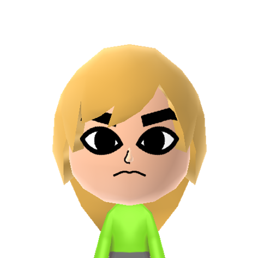 Toon Link Mii character preview