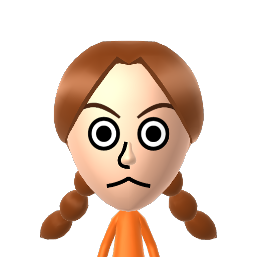 ? Mii character: A Mii uploaded to Check Mii Out Channel (WiiLInk)