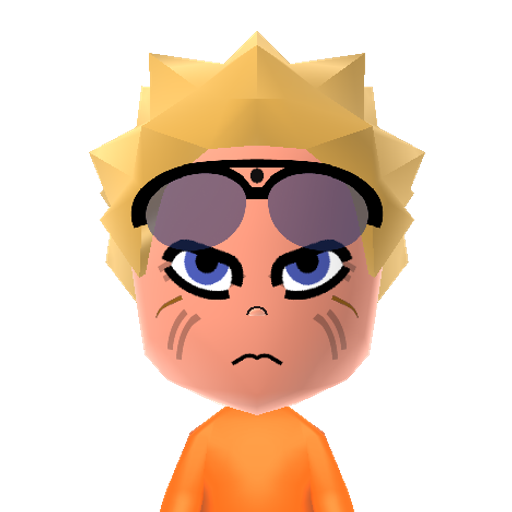 Naruto Mii character preview