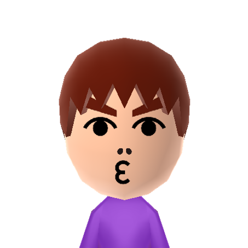 uhhhhhhhhh Mii character: A random Mii from the Switch I created using the "Create from Likeness" feature
