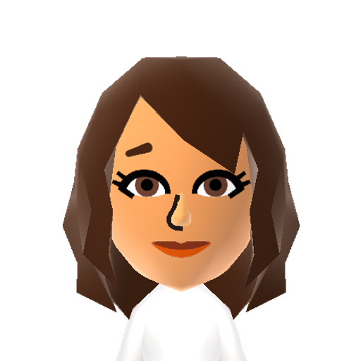 Courtney Mii character: The CIT Princess from the "Total Drama" series.