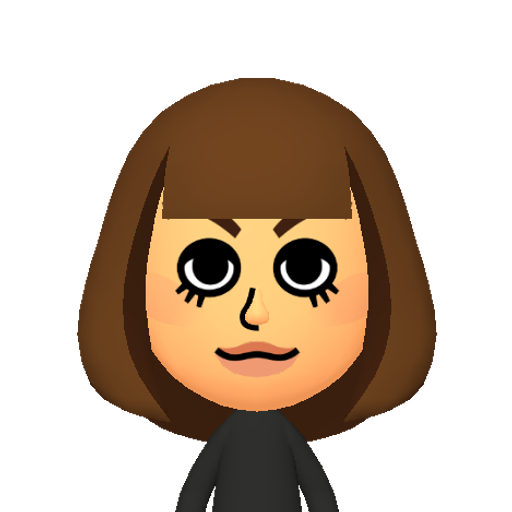 唱啖問啕唯啤唸售啜唬 Mii character: This Mii is from the Switch SDK as a SampleDB Mii.