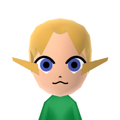 Link Mii character preview