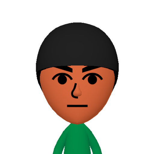 no name Mii character: This Mii is from the Switch SDK as a SampleDB Mii.