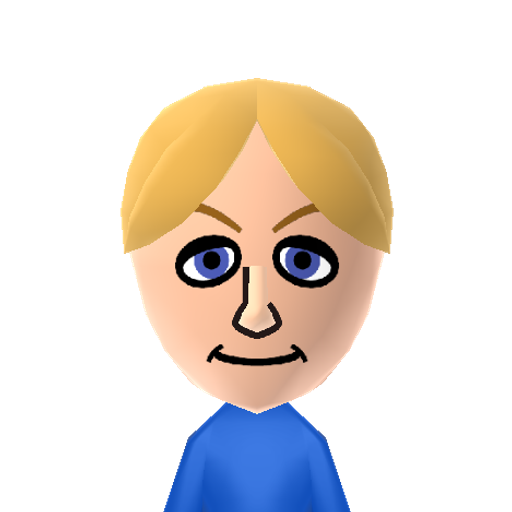 Alexander Mii character: Custom Mii character for Wii Sports Archipelago, a mod for Wii Sports Resort