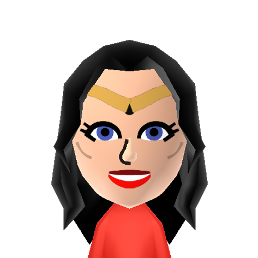 wonder wo. Mii character: From DC comics.