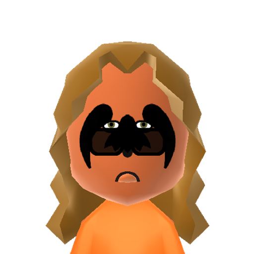 Warrior Mii character: Former pro wrestler and WWF champion sporting his trademark face paint. This guy was pure energy!