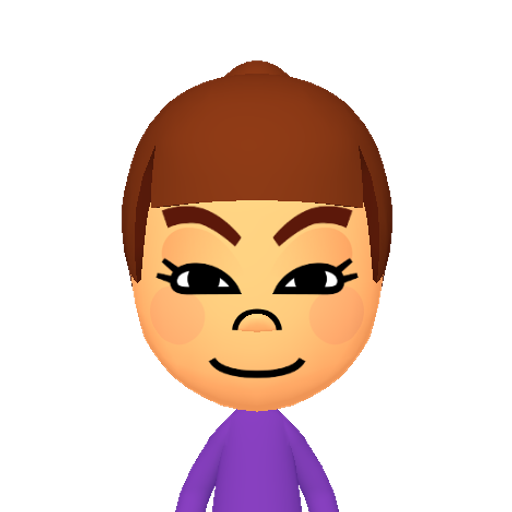 no name Mii character: This Mii is from the Switch SDK as a SampleDB Mii.