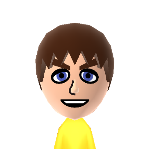 Zeus Mii character: God of the sky in "Percy Jackson" books and movies.