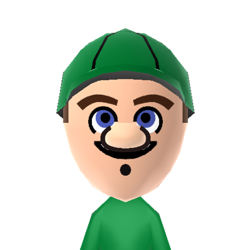 Luigi Mii character preview