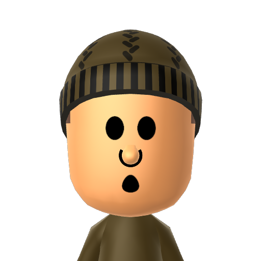 WhispyWood Mii character: a Mii used in Mii Fighter QR Codes Series / Custom Mii Fighter Versus