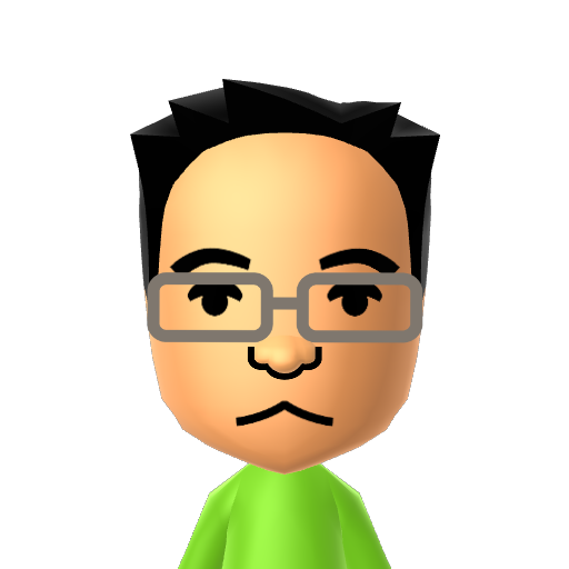 わだ Mii character: a Mii from And-Kensaku