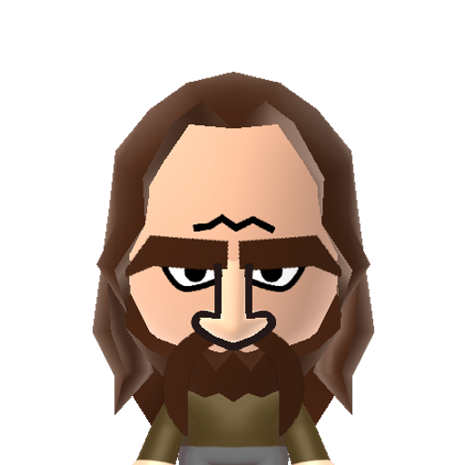 Gimli Mii character preview