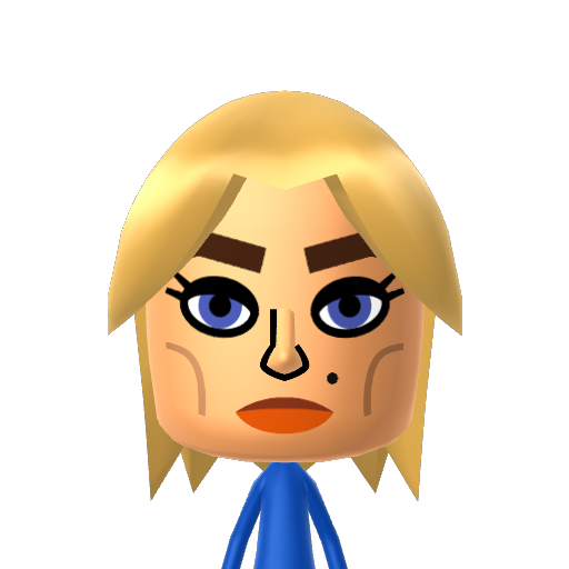 Peacock Mii character: A Mii from Hasbro Family Game Night 3