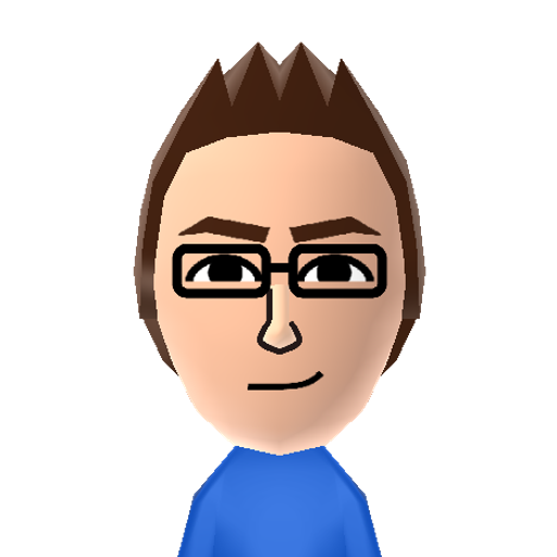 Ten Mii character: David Tennant from "Doctor Who".