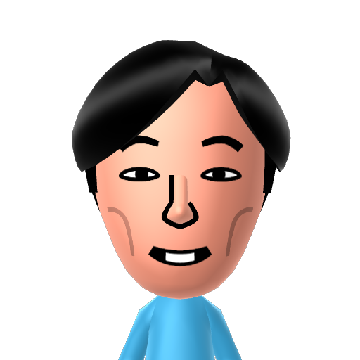 Daniel Mii character: A Mii from Press Sports, a mod for Wii Sports.