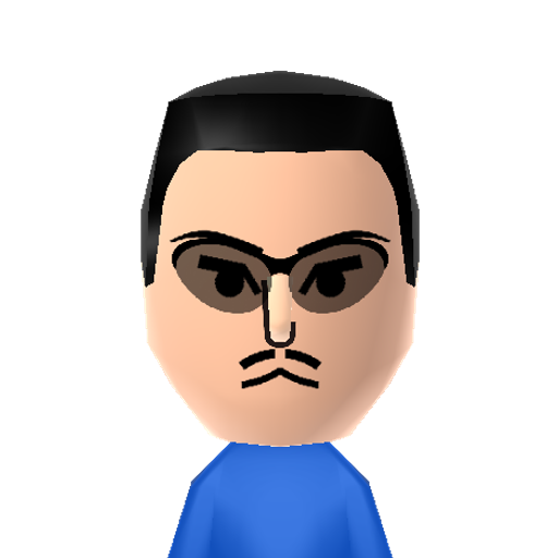 Tetsuzamon Mii character: Lieutenant of the 7th division from the anime "Bleach".