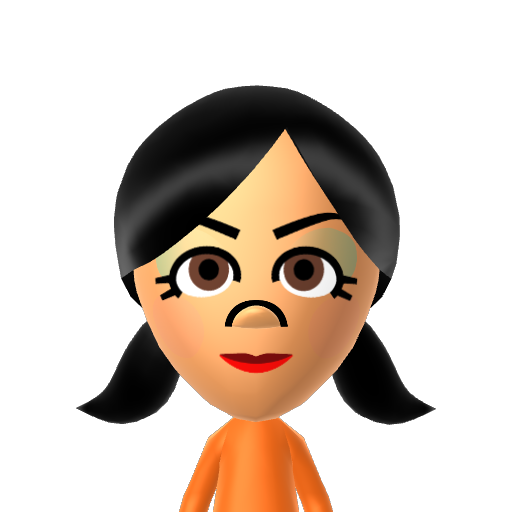 Mozhgan Mii character: from Wii Fit/Plus + Wii Fit U CPU Mii QR Codes! [@MythicalWolfYT]