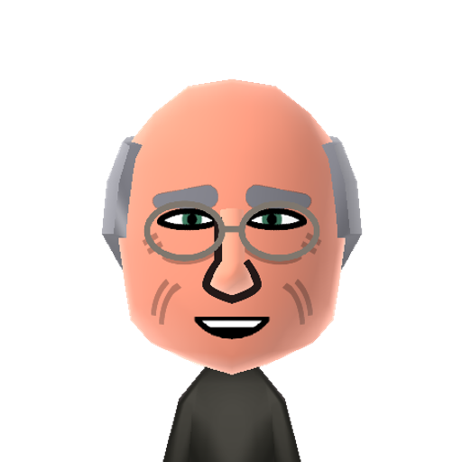 LarryDavid Mii character preview