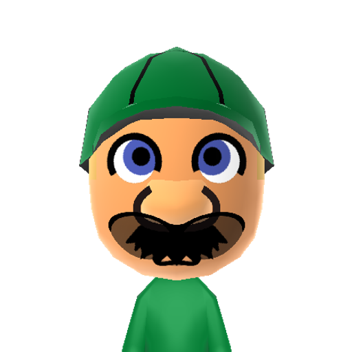 Luigi Mii character preview