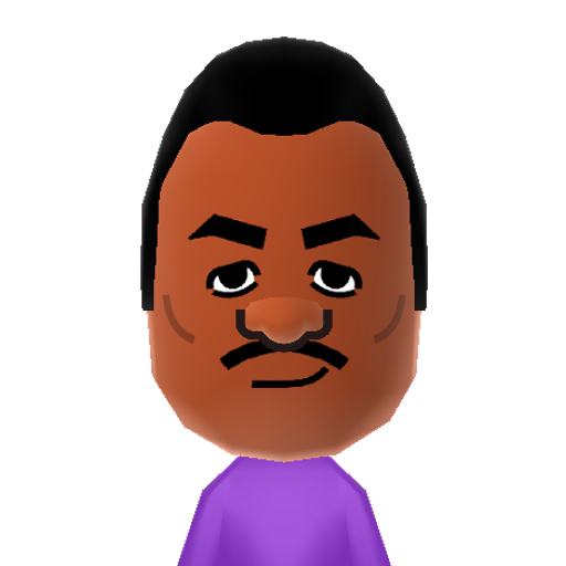Rickson Mii character: Custom CPU Miis made by DezzyTheMaker, also used Mii Olympics in Wii Sports, Mii Olympics in Wii Sports Resort, and Mii Olympics in Wii Party, a Mod for Wii Sports, Wii Sports Resort, and Wii Party respectivel.