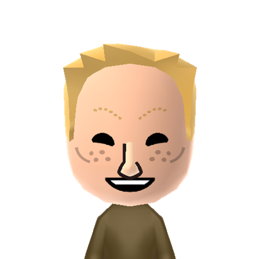 はち Mii character: A Mii from Dillon's Dead-Heat Breakers