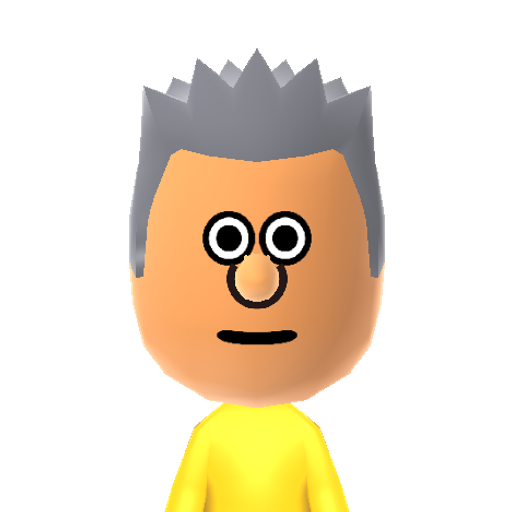 Yellow Guy Mii character preview