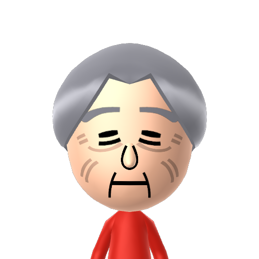 トメ Mii character: A Mii from Jinsei Game Wii