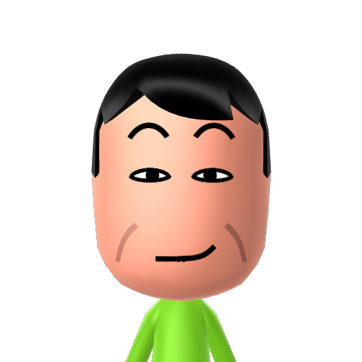? Mii character: A Mii uploaded to Check Mii Out Channel (WiiLInk)