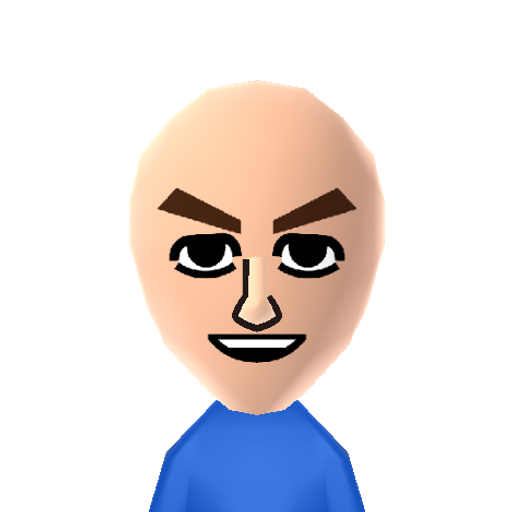 Shane D Mii character: From "The Upside Down Show".