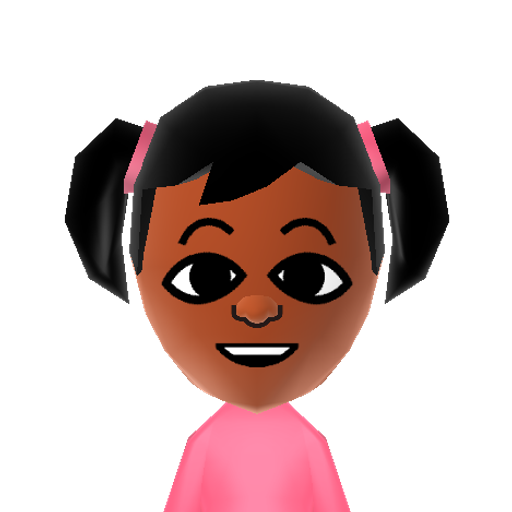 Dixie Mii character: Custom CPU Miis made by DezzyTheMaker, also used Mii Olympics in Wii Sports, Mii Olympics in Wii Sports Resort, and Mii Olympics in Wii Party, a Mod for Wii Sports, Wii Sports Resort, and Wii Party respectivel.