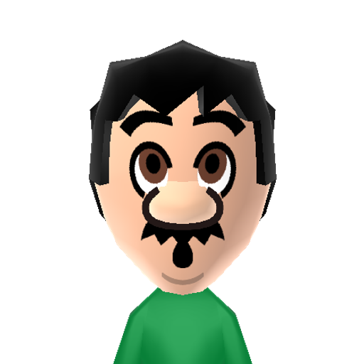 LUIGI Mii character preview